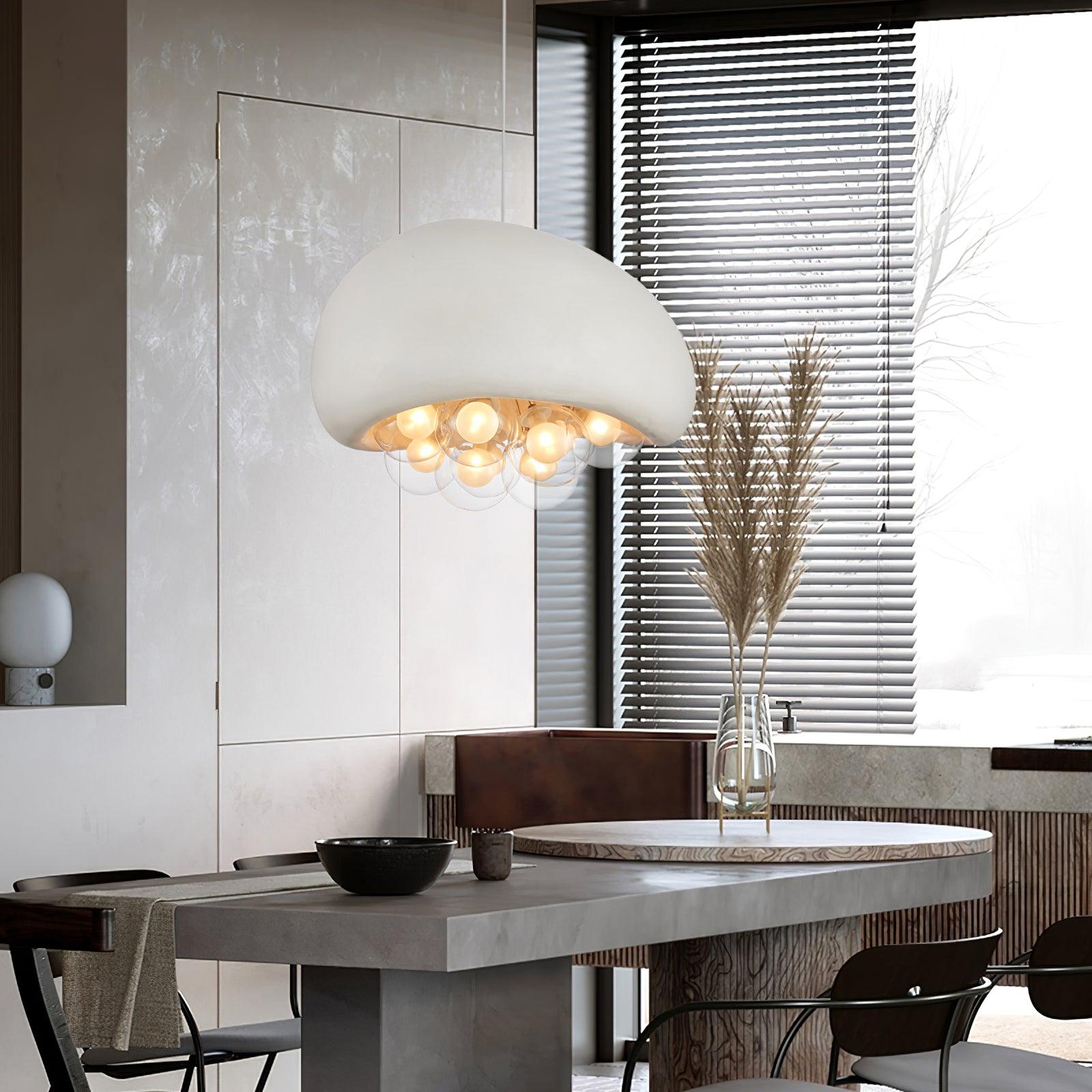 Modern Cloud Bubbles Pendant Light Japanese Style Droplight for Kitchen Island Bedroom