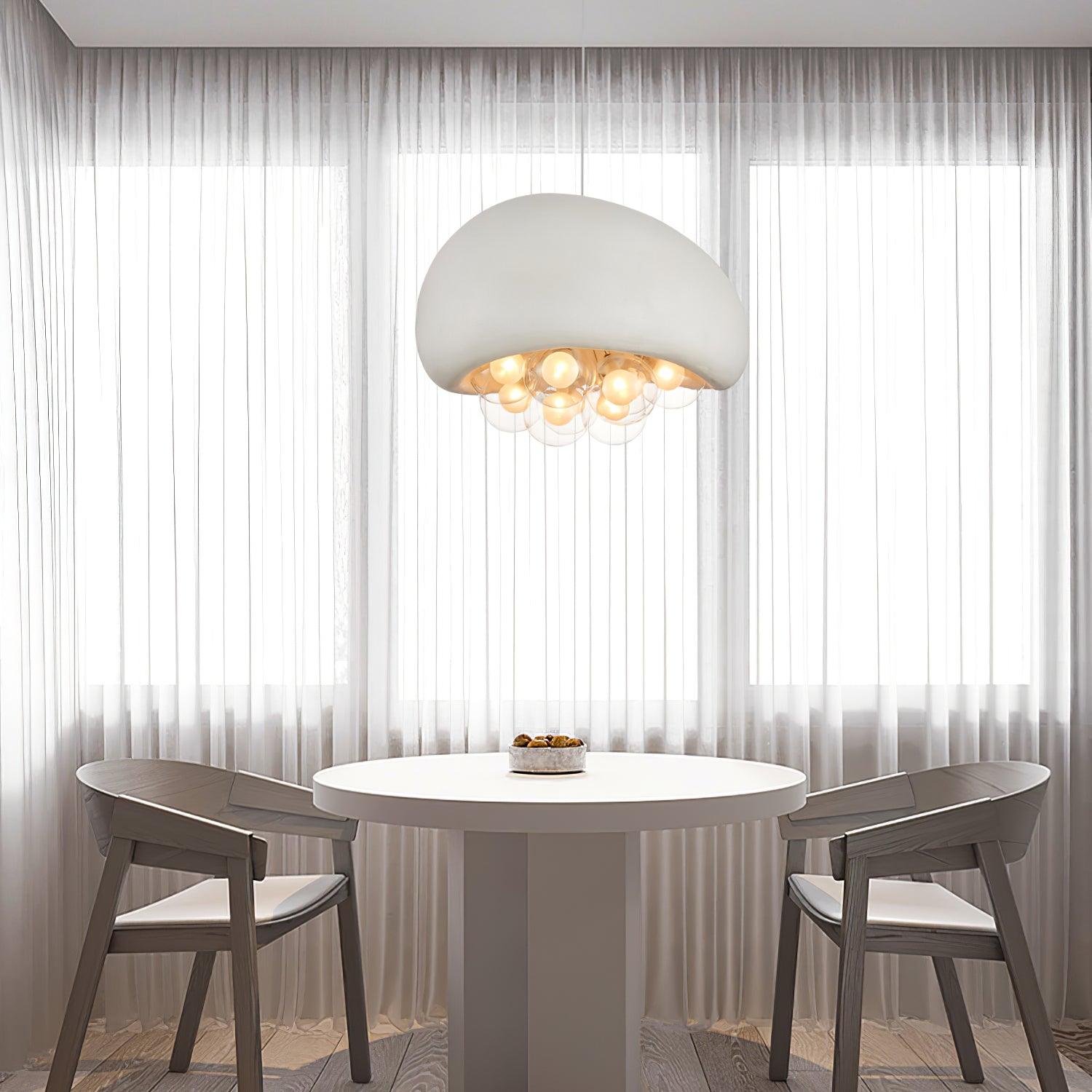 Modern Cloud Bubbles Pendant Light Japanese Style Droplight for Kitchen Island Bedroom