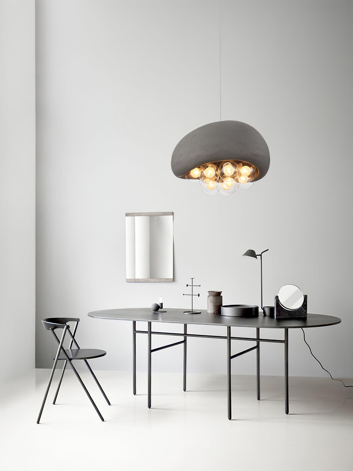 Modern Cloud Bubbles Pendant Light Japanese Style Droplight for Kitchen Island Bedroom