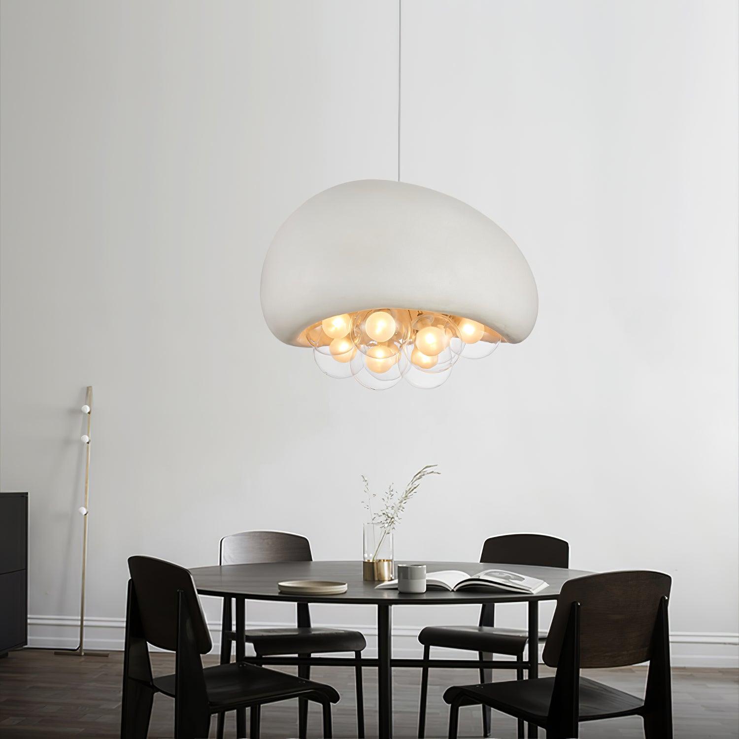 Modern Cloud Bubbles Pendant Light Japanese Style Droplight for Kitchen Island Bedroom