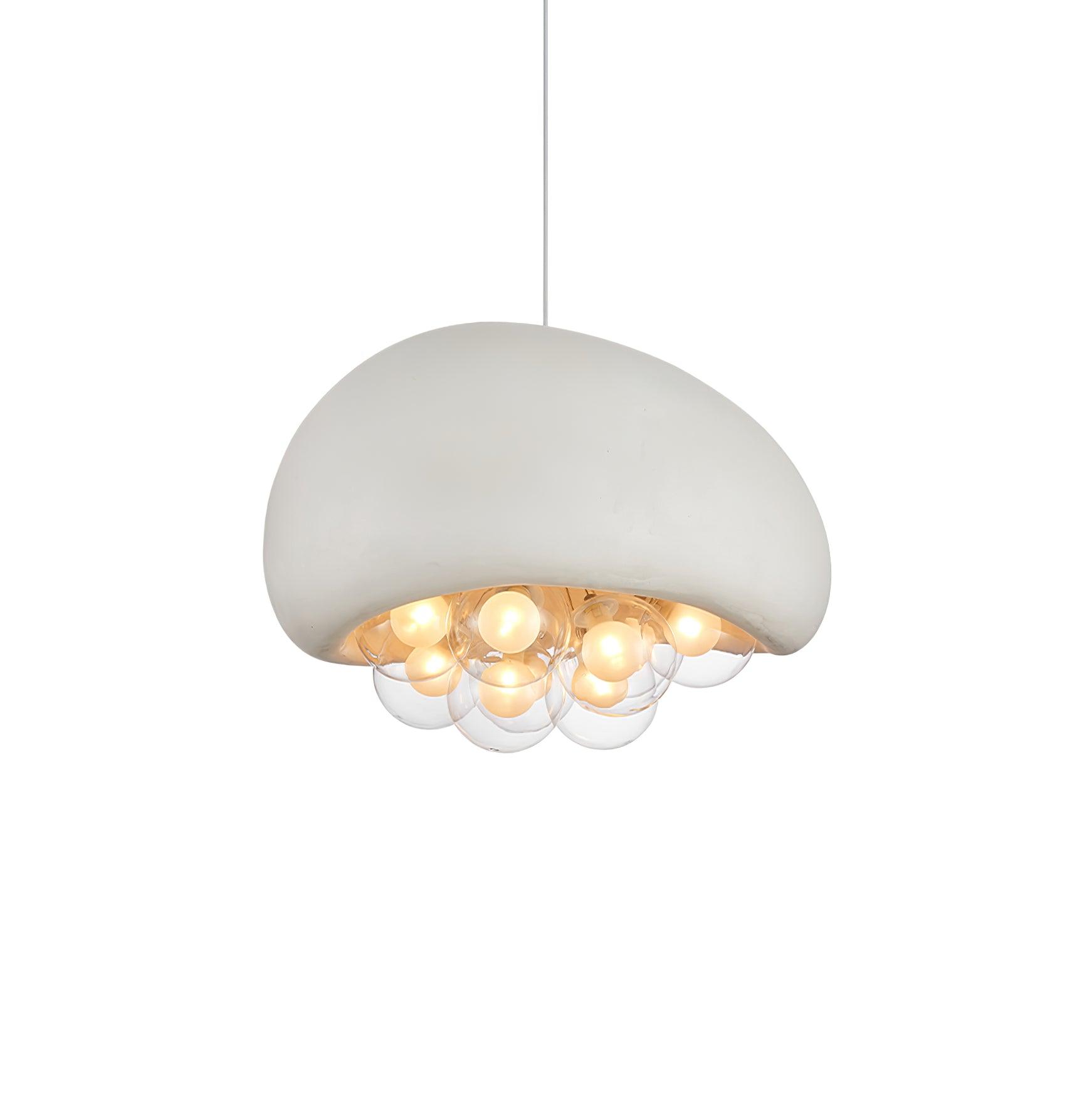 Modern Cloud Bubbles Pendant Light Japanese Style Droplight for Kitchen Island Bedroom