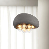 Modern Cloud Bubbles Pendant Light Japanese Style Droplight for Kitchen Island Bedroom
