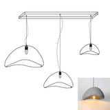 Modern Cloud Inspired Multi Light Pendant Combination Chandelier for Living Room and High Ceilings