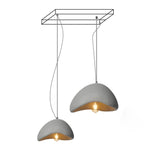 Modern Cloud Inspired Multi Light Pendant Combination Chandelier for Living Room and High Ceilings
