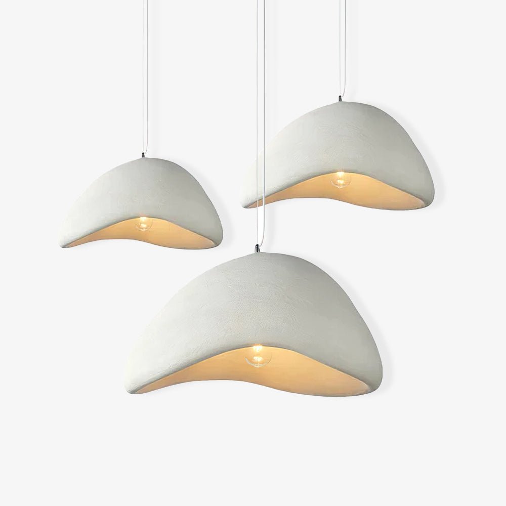 Modern Cloud Inspired Multi Light Pendant Combination Chandelier for Living Room and High Ceilings