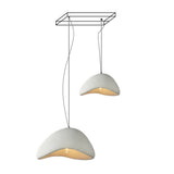 Modern Cloud Inspired Multi Light Pendant Combination Chandelier for Living Room and High Ceilings
