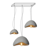 Modern Cloud Inspired Multi Light Pendant Combination Chandelier for Living Room and High Ceilings