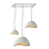 Modern Cloud Inspired Multi Light Pendant Combination Chandelier for Living Room and High Ceilings