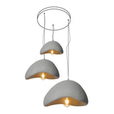 Modern Cloud Inspired Multi Light Pendant Combination Chandelier for Living Room and High Ceilings