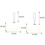 Modern Cloud Shape USB Rechargeable Outdoor Hanging Light IP65 Waterproof LED Garden Camping Lamp