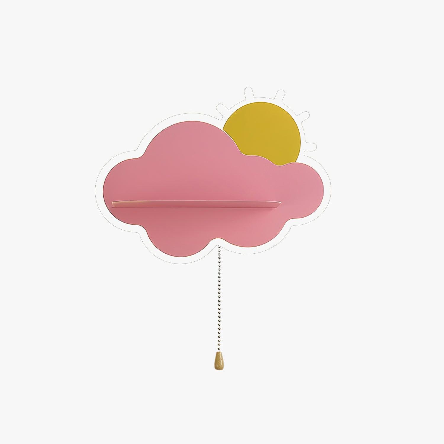 Modern Cloud Shaped LED Wall Light Sconce for Children Bedroom and Nursery Decor