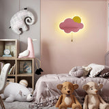 Modern Cloud Shaped LED Wall Light Sconce for Children Bedroom and Nursery Decor