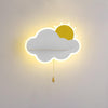 Modern Cloud Shaped LED Wall Light Sconce for Children Bedroom and Nursery Decor