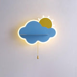 Modern Cloud Shaped LED Wall Light Sconce for Children Bedroom and Nursery Decor