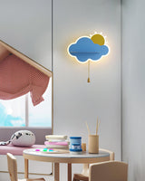 Modern Cloud Shaped LED Wall Light Sconce for Children Bedroom and Nursery Decor