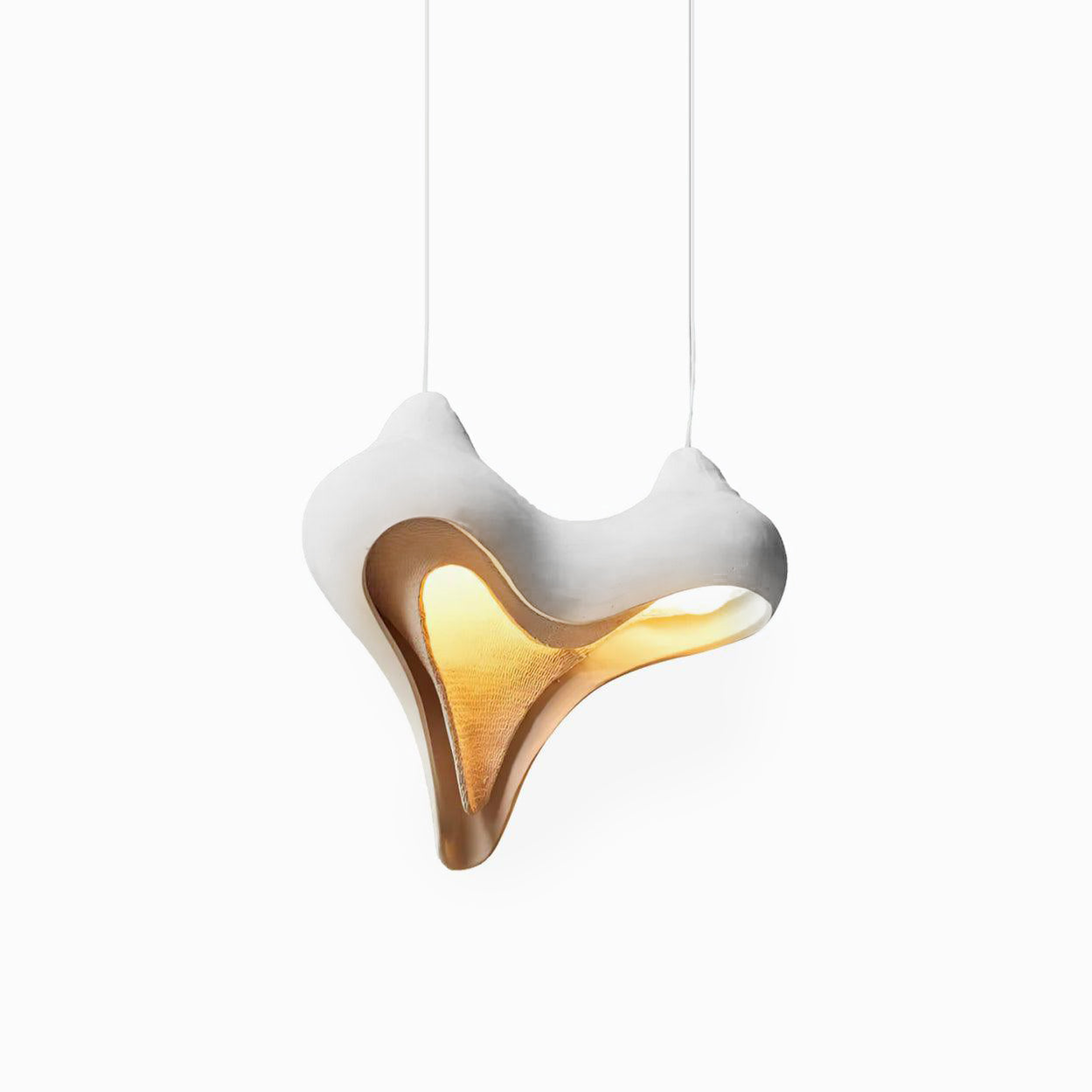Modern Conch Resin Pendant Light Artistic Shell Shaped Hanging Ceiling Lamp for Interior Decor