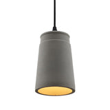 Modern Concrete Pendant Light Industrial Cement Hanging Lamp for Farmhouse Kitchen Island and Dining Area