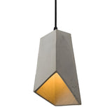 Modern Concrete Pendant Light Industrial Cement Hanging Lamp for Farmhouse Kitchen Island and Dining Area