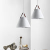 Modern Conical Nordic Pendant Light Metal Hanging Lamp for Kitchen Island and Dining Room