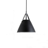 Modern Conical Nordic Pendant Light Metal Hanging Lamp for Kitchen Island and Dining Room