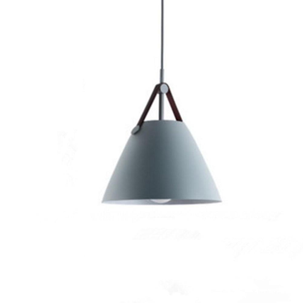 Modern Conical Nordic Pendant Light Metal Hanging Lamp for Kitchen Island and Dining Room