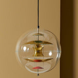 Modern Contemporary Round Sphere Acrylic Pendant Light Globe Hanging Lamp