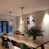 Modern Contemporary Round Sphere Acrylic Pendant Light Globe Hanging Lamp