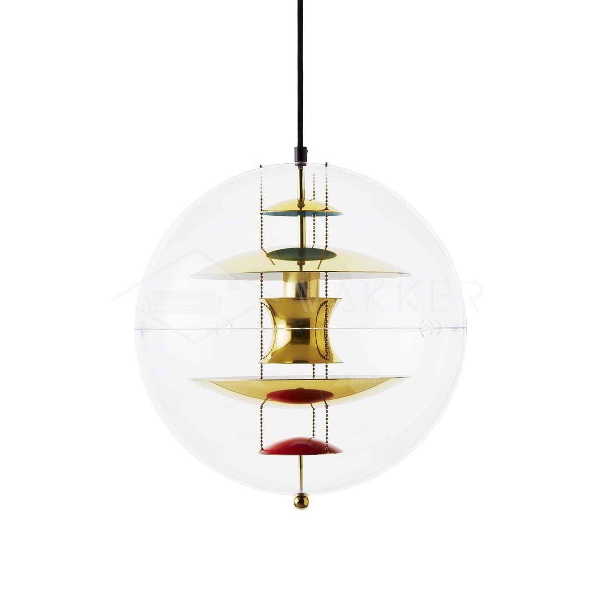 Modern Contemporary Round Sphere Acrylic Pendant Light Globe Hanging Lamp