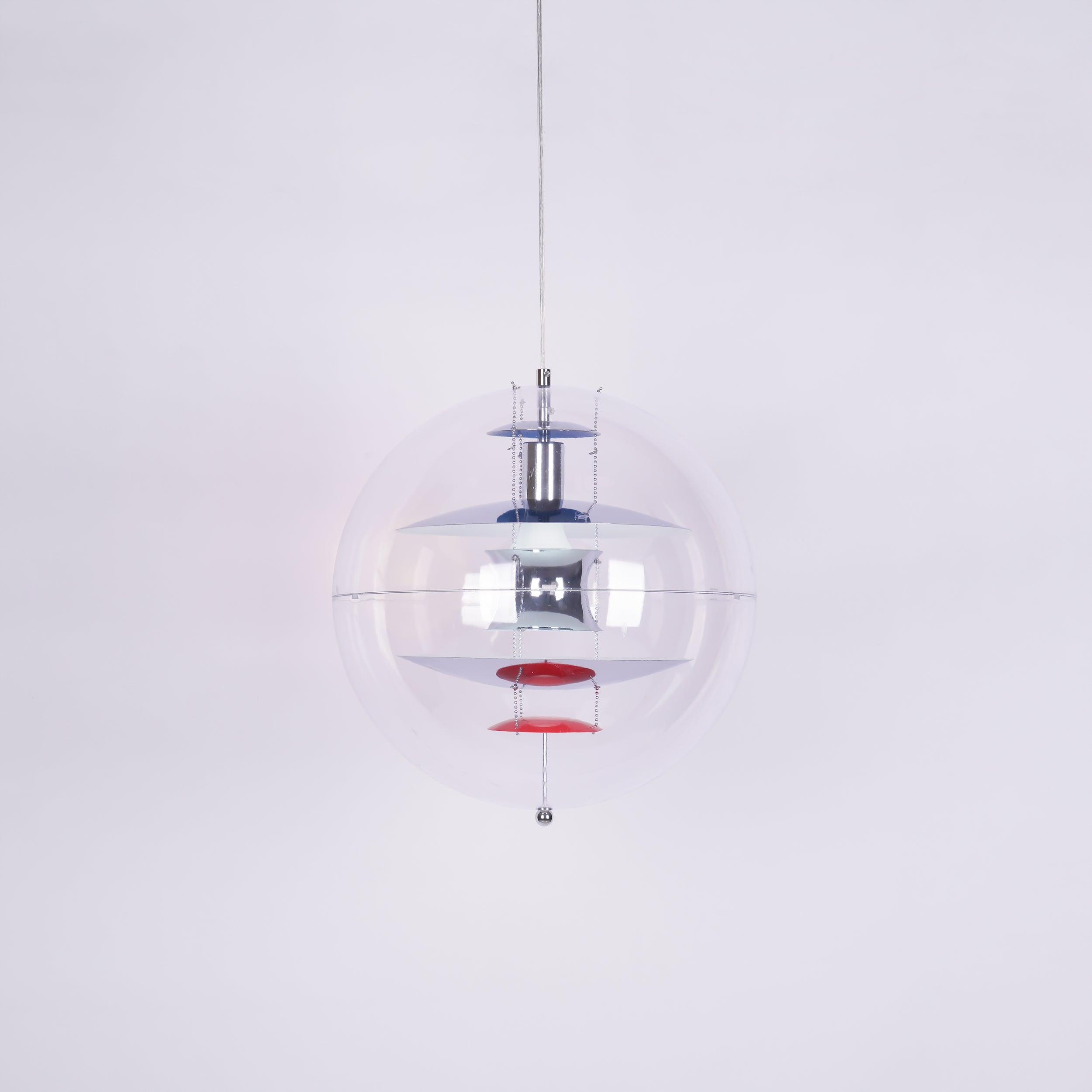 Modern Contemporary Round Sphere Acrylic Pendant Light Globe Hanging Lamp