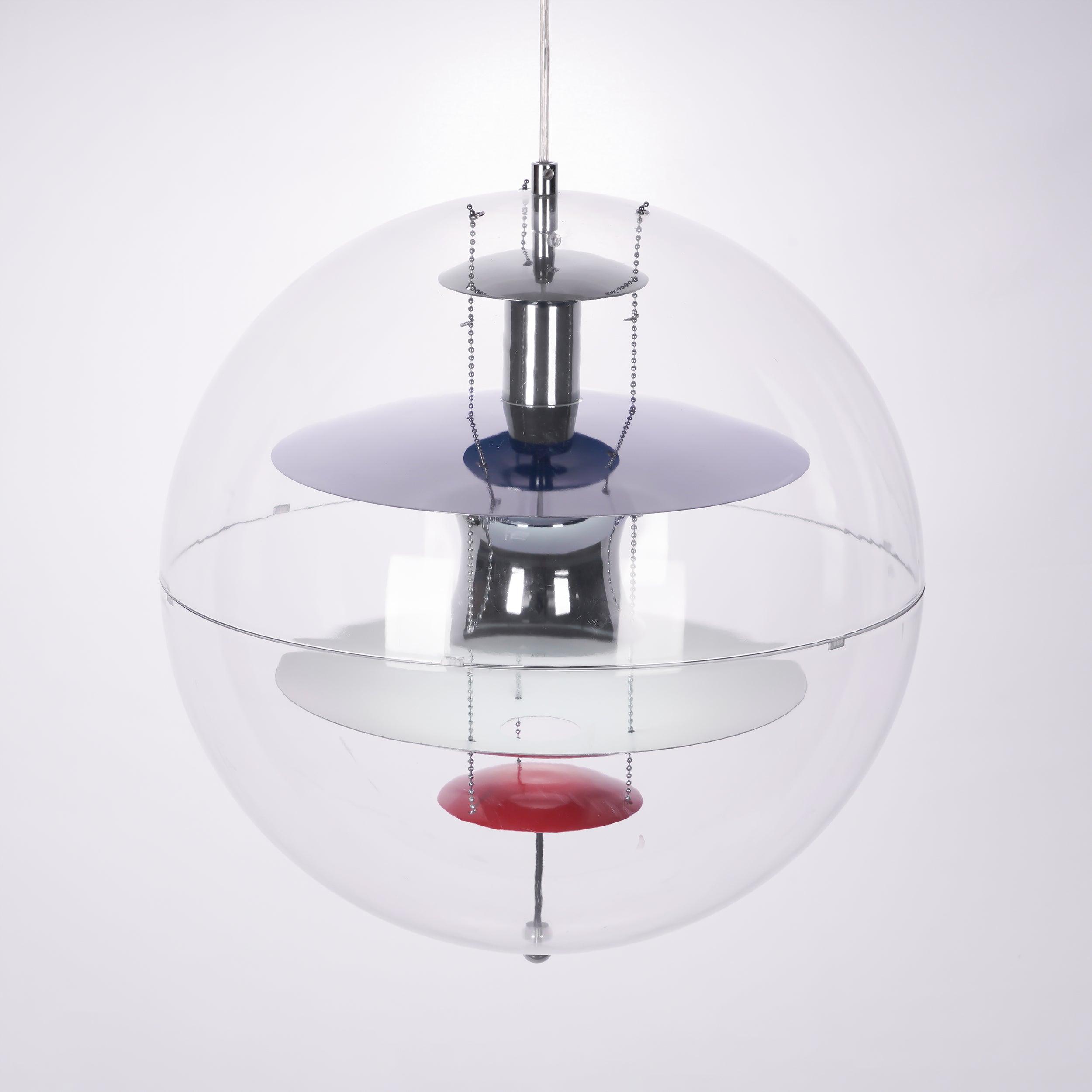 Modern Contemporary Round Sphere Acrylic Pendant Light Globe Hanging Lamp