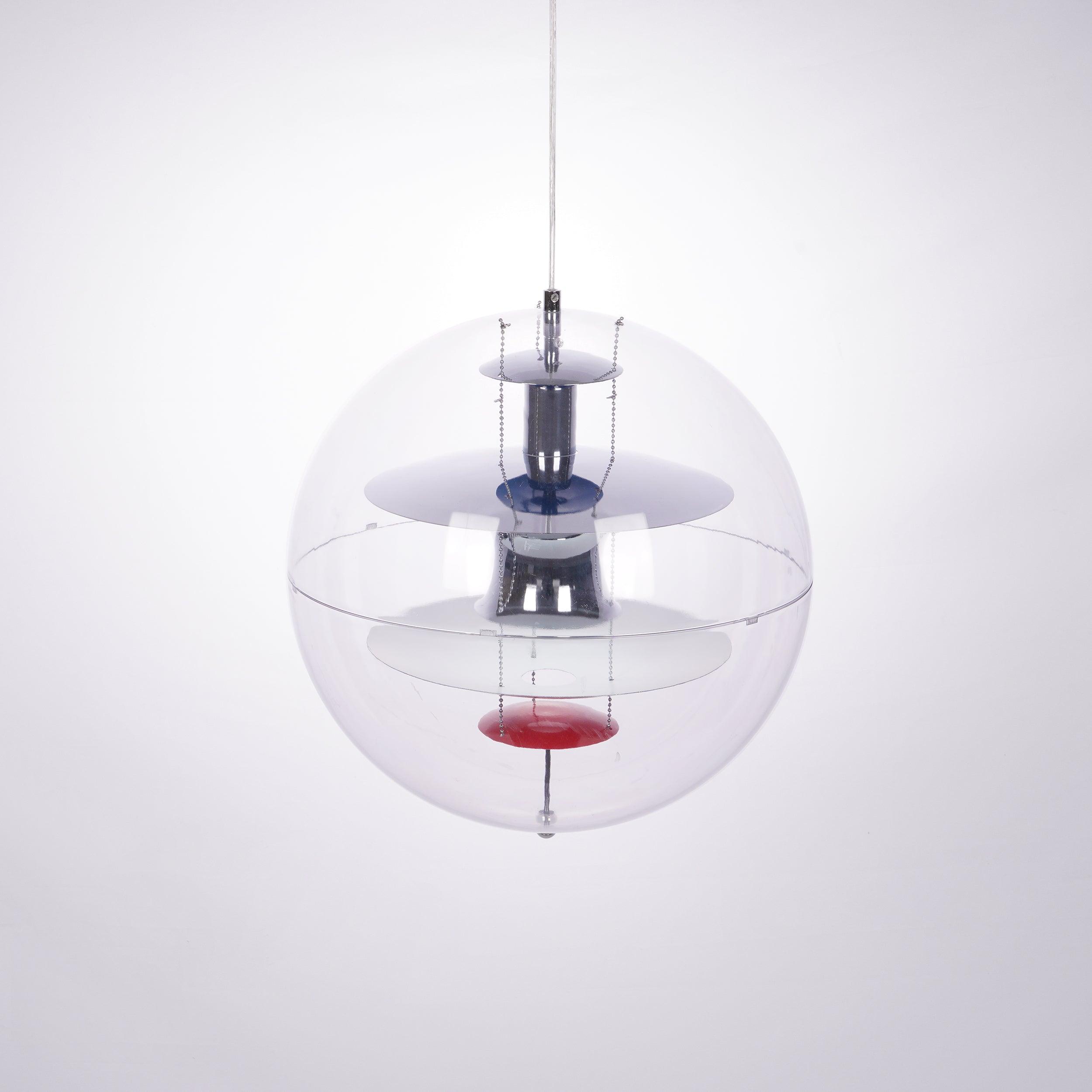 Modern Contemporary Round Sphere Acrylic Pendant Light Globe Hanging Lamp