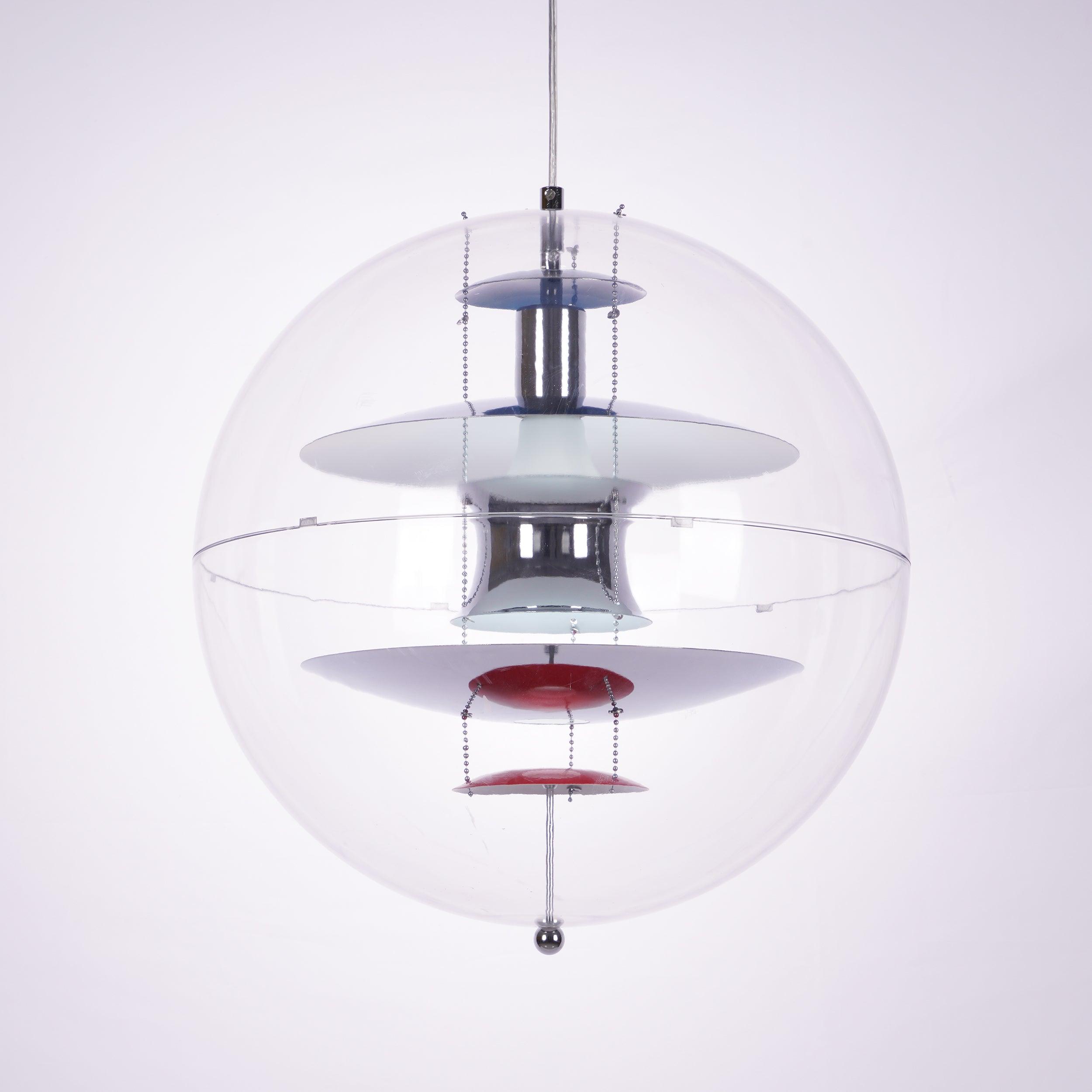 Modern Contemporary Round Sphere Acrylic Pendant Light Globe Hanging Lamp