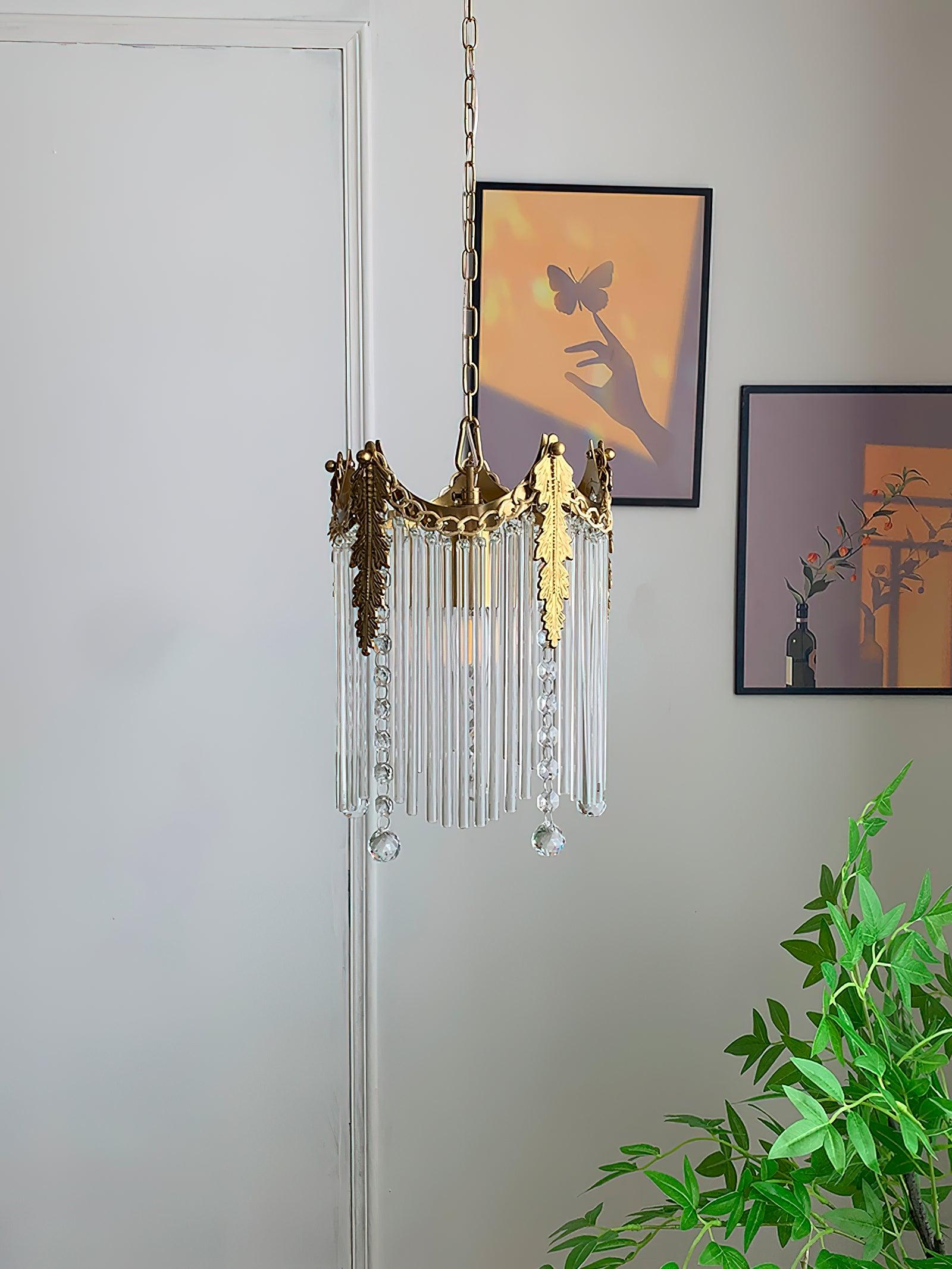 Modern Copper and Glass Globe Pendant Light Fixture for Elegant Indoor Decor