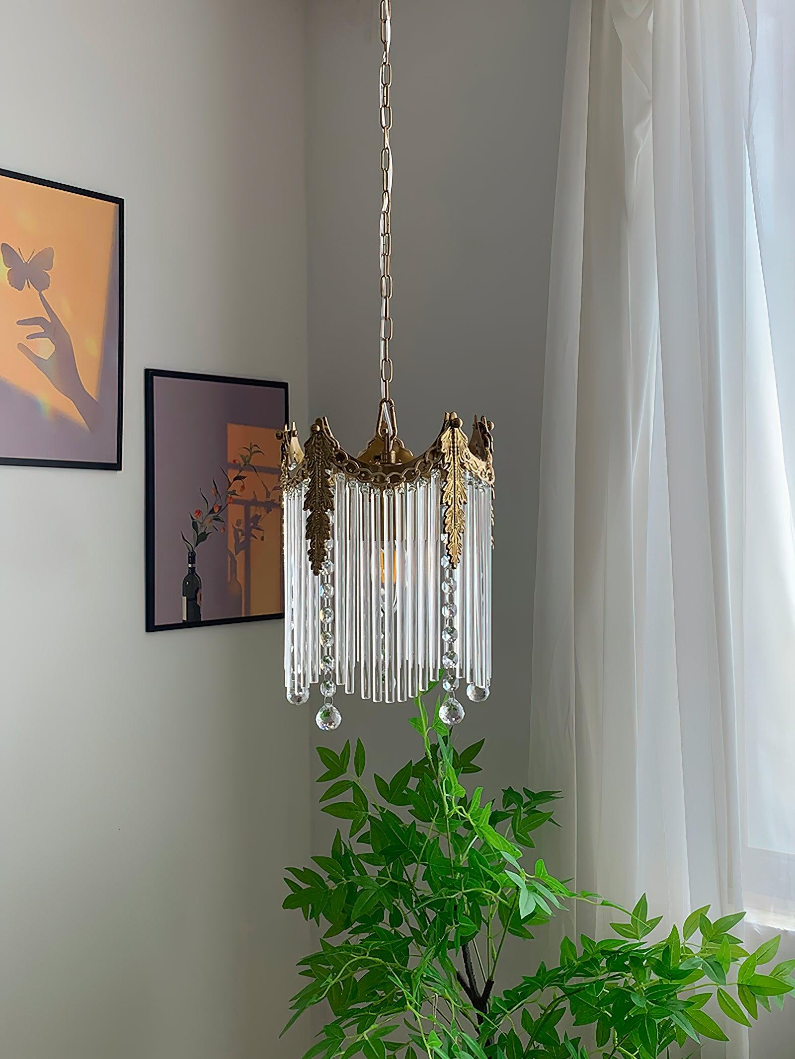 Modern Copper and Glass Globe Pendant Light Fixture for Elegant Indoor Decor
