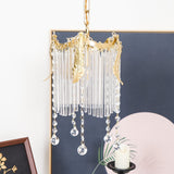 Modern Copper and Glass Globe Pendant Light Fixture for Elegant Indoor Decor