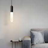 Modern Copper Cylinder Pendant Light with 3 Step Dimming and Adjustable Cord