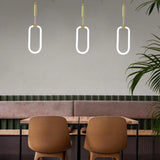 Modern Copper LED Pendant Light Nordic Style Gold Hanging Fixture for Kitchen Island and Dining Room