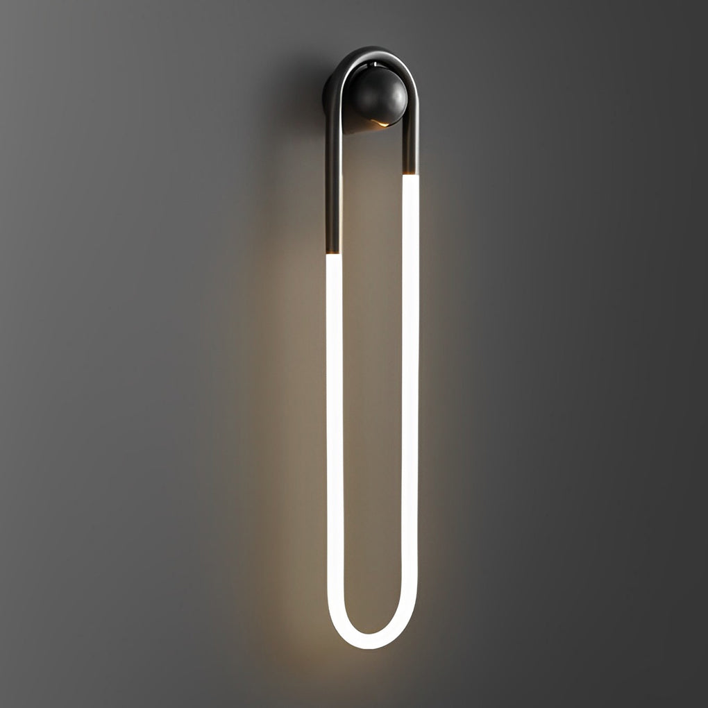 Modern Copper LED Wall Lamp with Three Step Dimming for Bedroom and Corridor