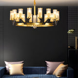 Modern Copper Molecular Glass Globe Chandelier Nordic Luxury Pendant Lighting