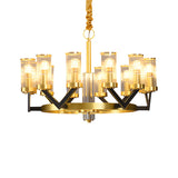 Modern Copper Molecular Glass Globe Chandelier Nordic Luxury Pendant Lighting