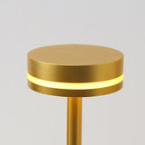 Modern Cordless Aluminum Rod LED Table Lamp with Touch Dimming Sensor