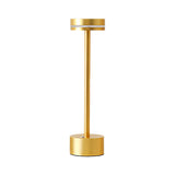 Modern Cordless Aluminum Rod LED Table Lamp with Touch Dimming Sensor