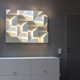 Modern Cordless LED Wall Sconce Matte White Aluminum Rechargeable Decorative Lighting