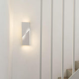 Modern Cordless LED Wall Sconce Matte White Aluminum Rechargeable Decorative Lighting