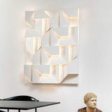 Modern Cordless LED Wall Sconce Matte White Aluminum Rechargeable Decorative Lighting