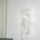Modern Cordless LED Wall Sconce Matte White Aluminum Rechargeable Decorative Lighting