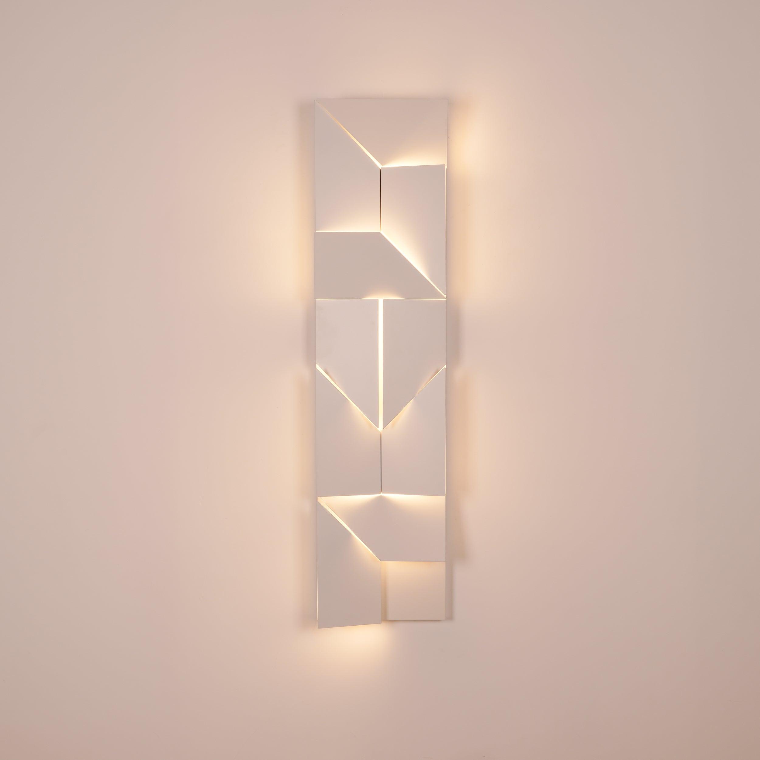 Modern Cordless LED Wall Sconce Matte White Aluminum Rechargeable Decorative Lighting