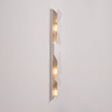Modern Cordless LED Wall Sconce Matte White Aluminum Rechargeable Decorative Lighting
