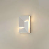 Modern Cordless LED Wall Sconce Matte White Aluminum Rechargeable Decorative Lighting