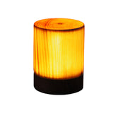 Modern Cordless Solid Wood Cube Table Lamp Rechargeable LED Accent Night Light for Living Room